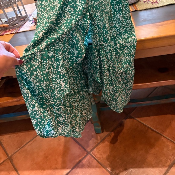 Lulu's Emerald Floral High-Low Dress - Picture 8 of 9